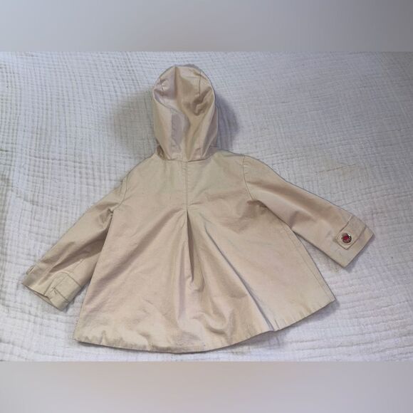 Zara baby girl 18-24m tan hooded jacket-see all photos Has some imperfections - Picture 5 of 5